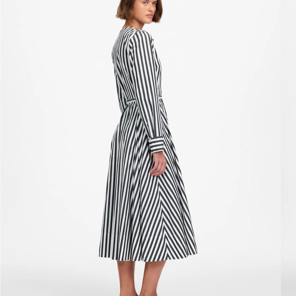 Madewell tie-waist  Midi shirt dress Size 4 - Picture 3 of 12